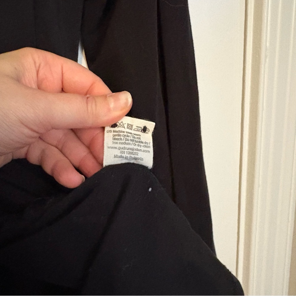 Gudrun Sjoden Black Button-Up Tunic Length Top - XL - Picture 4 of 6